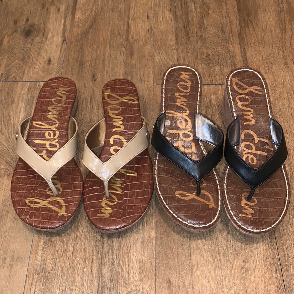Sam Edelman Wedge Sandal Bundle - Picture 1 of 16